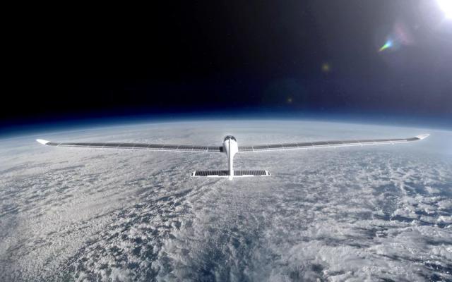 В 2018 году состоится первый полет солнечного самолета в стратосферу