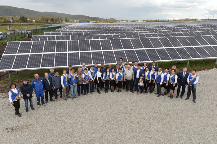 В Республике Алтай введена в эксплуатацию солнечная электростанция на модулях нового поколения