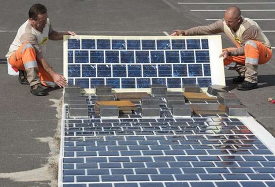 Франция покроет дороги солнечными батареями
