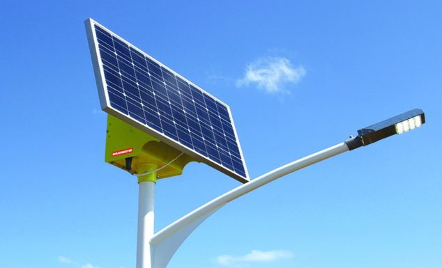 Светодиодные светильники на солнечных батареях установят в Москве