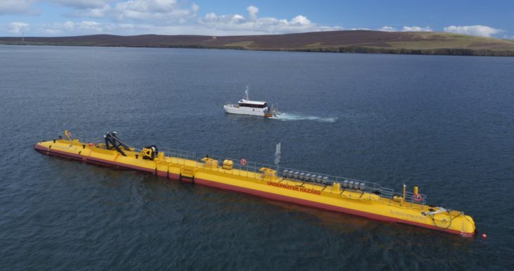 Гигантская приливная турбина SR2000 поставила новый рекорд возобновляемой энергетики