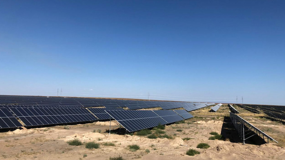 В Туркестанской области введена в эксплуатацию солнечная электростанция СЭС «Жетысай»