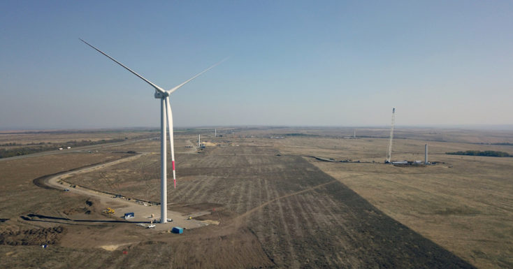 Каменская ветроэлектростанция введена в эксплуатацию