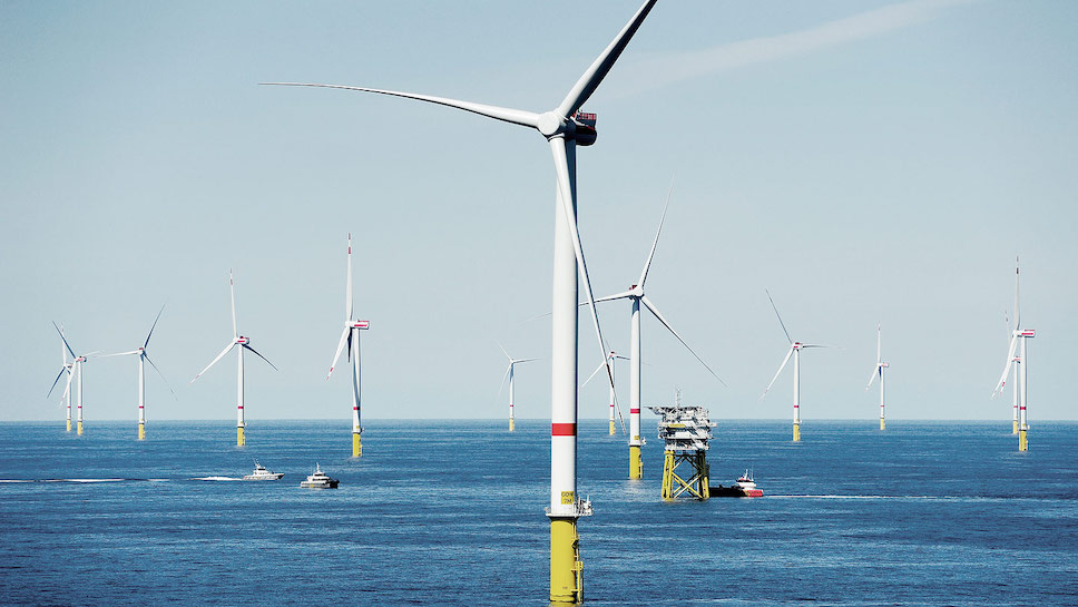 Ветряные турбины мощностью 13 МВт будут установлены в крупнейшем морском ветропарке